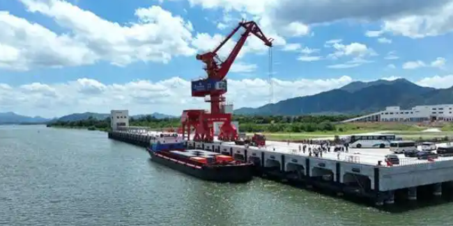 吉安港天玉綜合碼頭開港