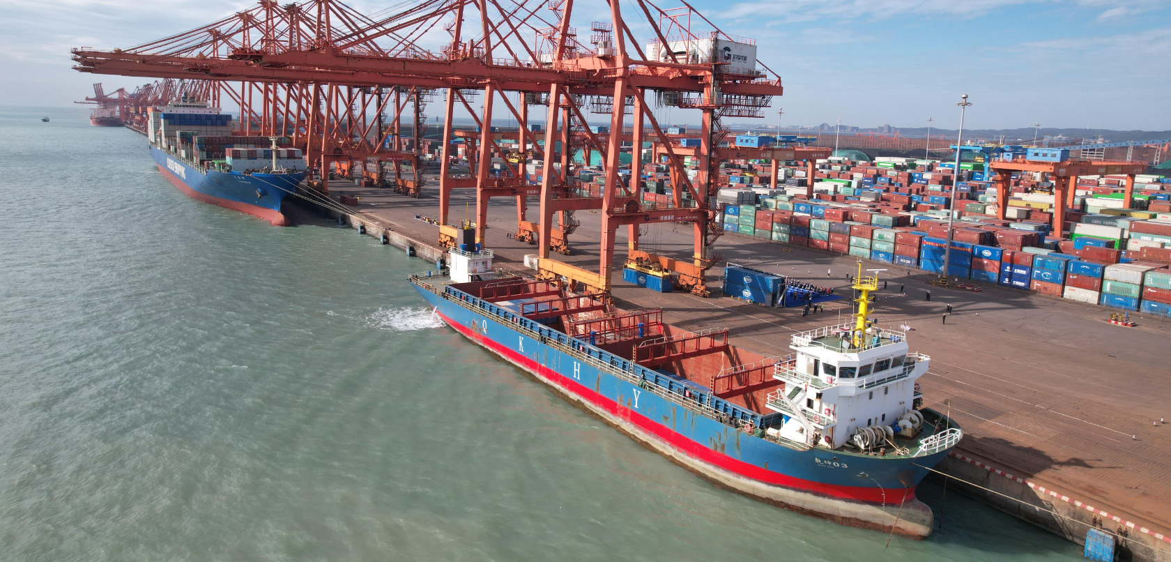 “防城港-順德新港”集裝箱班輪快線正式開(kāi)通，運(yùn)輸時(shí)效大幅提升10天以上