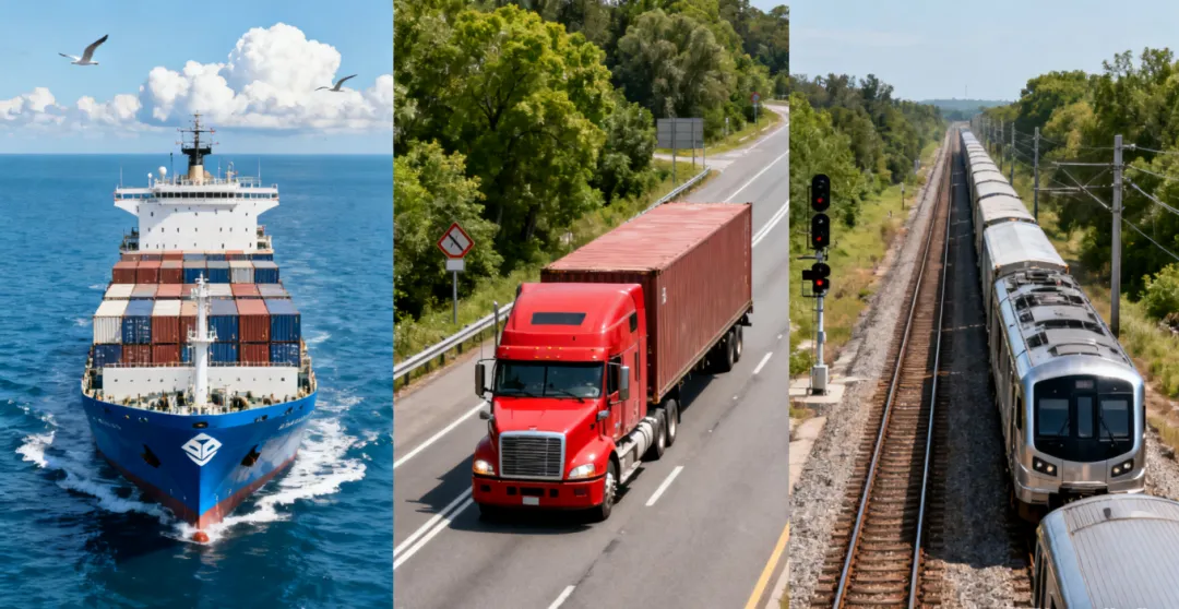 海運與陸運、鐵運的成本時效對比：何種情況選擇海運更劃算？